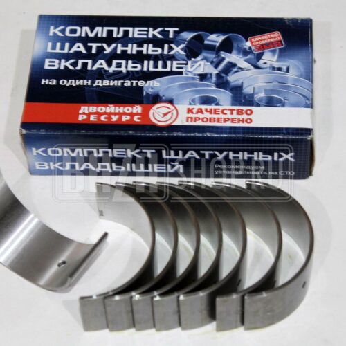Вкладыши  шатунные 0,05  402, 417, 421 дв.  УАЗ 452, 469, ГАЗ «ЗМЗ/ДВОЙНОЙ РЕСУРС» (в уп.)
