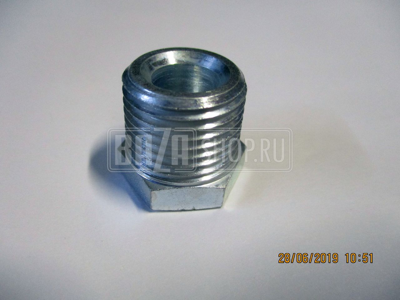 Штуцер крана блока ГАЗ, ПАЗ, УАЗ дв.ЗМЗ (переходный) "ЗМЗ" ##