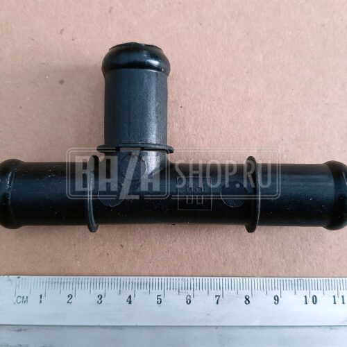 Тройник шлангов отопителя ГАЗ-3302, ГАЗель Next (пластм.) 20*20*20