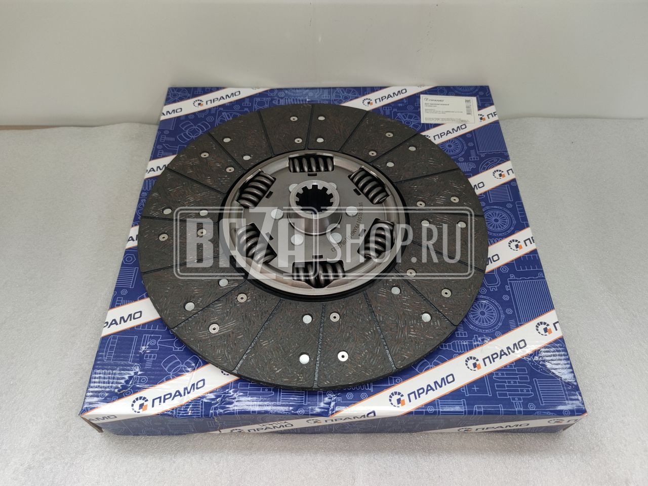 Диск сцепления ГАЗ 3309, 3310 Валдай дв.Cummins ISF 3.8, ПАЗ 3204, КАВЗ дв.ММЗ+КПП ZFS5-42 "ПРАМО"