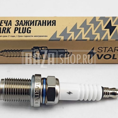 Свеча  STARTVOLT  УАЗ 40904 дв., ГАЗ 405, 406 дв. (зазор 1 мм, с резистором, медь, под ключ16) 1 ШТ.
